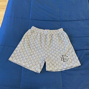 Eric Emanuel EE All-Over Logo Mesh Shorts – Size Medium